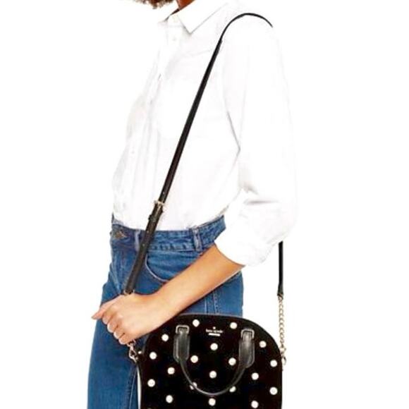 Kate spade Laurel Way Velvet Pearl Mini Reiley - Picture 4 of 17